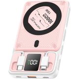 Marsilyan Konfulon M25W 10.000 Mah 20W Pd Magsafe Powerbank - Pembe - Renkli