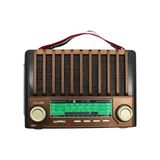 Marsilyan KTF-1428 Güneş Paneli Şarjlı Nostaljik Bluetooth Hoparlör – Fm/am/sw Radyo, Usb/sd Desteği, - Renkli