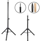 Marsilyan Kuaför Eğitim Mankeni Için Metal Tripod - Siyah + Taşıma Çantası