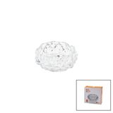 Marsilyan KÜÇÜK CAM - DIAMOND KRİSTAL ŞEKİL YUVARLAK KÜLLÜK ÇAP: 11.2CM - D: 4.4CM (4887)
