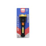Marsilyan KÜÇÜK=15CM 2İN1= OSL LED - COB LED USB ŞARJLI EL FENERİ 3-KADEME IŞIK - FLAŞÖR ŞARJ GÖSTE