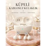 Marsilyan Küpeli Kablosuz Kulaklık Uzun Süreli Batarya Performansı - -- - 1