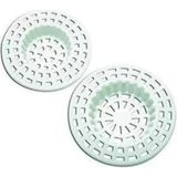 Marsilyan Lavabo Süzgeci 2'li Plastik Küvet Lavabo Süzgeç -Y-214 - Renkli