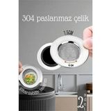 Marsilyan Lavabo Süzgeci - 7.5 cm Çap 2 Li Set Gider Sügeci Lavabo Süzgeci - Renkli
