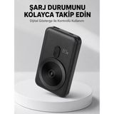 Marsilyan LCD Ekranlı Kablosuz Powerbank Type C ve USB Çıkışlı Yeni Nesil - Renkli - standart