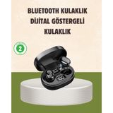 Marsilyan LED Ekranlı Şarjlı Kablosuz Kulak Içi Kulaklık Ieg - Renkli - 1