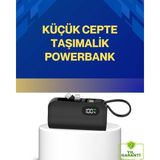 Marsilyan LED Göstergeli 2000MAH Cep Tipi Hızlı Şarj Powerbank - Renkli
