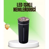 Marsilyan LED Işıklı Aromaterapi Hava Nemlendirici Ultrasonik Sessiz Nem Ayarı - 1