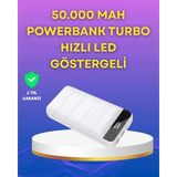Marsilyan Lightning ve Type-C Girişli 50000MAH Powerbank - Renkli - standart