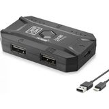 Marsilyan M1 Pro Mobil Oyun Klavye Mouse Dönüştürücü Adaptör Bluetooth 5.0 Type-C Siyah