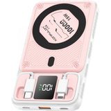 Marsilyan M25W 10.000 Mah 20W Pd Magsafe Powerbank - Pembe - Çok Renkli