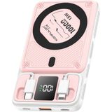 Marsilyan M25W 10.000 Mah 20W Pd Magsafe Powerbank - Pembe - Renkli