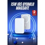Marsilyan Magsafe Battery Pack Powerbank Kablosuz Şarj 5.000 Mah