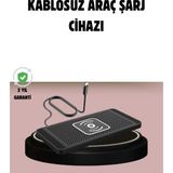 Marsilyan Manyetik Kablosuz Araç Şarj Cihazı – Hızlı Şarj, Kaymaz Taban, Güvenli Kullanım - 1 - Renkli