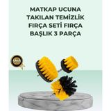Marsilyan Matkap Uyumlu Temizlik Fırçası Seti 3’lü Çok Amaçlı - MCT4550-7085