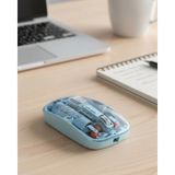 Marsilyan Mavi Kablosuz Mouse Bluetooth ve USB Çift Mod Bağlantılı - Renkli - standart