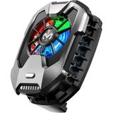 Marsilyan Memo Dla8 Cep Telefon Soğutma Fanı Radyatör Soğutucu Rgb LED Işıklı - Siyah - standart