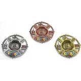 Marsilyan™- Metal Istanbul Temalı Yöresel Metal Küllük 2ALK75 - Renkli - 1