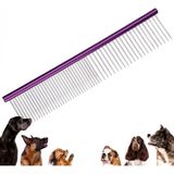 Marsilyan Metal Köpek Tarağı - Renkli Pire Tarağı - standart
