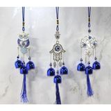 Marsilyan™- Metal Nazar Boncuğu Çan ALK3488 - Renkli - standart