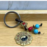 Marsilyan Metal Yin Yang Anahtarlık - Renkli