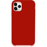 Marsilyan Mey Ithalat® iPhone 11 Pro Kılıf Lansman Legant Silikon - Kırmızı - Renkli