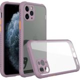Marsilyan Mey Ithalat® iPhone 11 Pro Kılıf Miami Şeffaf Silikon - Açık Mor - Renkli
