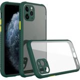 Marsilyan Mey Ithalat® iPhone 11 Pro Kılıf Miami Şeffaf Silikon - Koyu Yeşil - Renkli