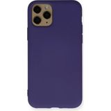 Marsilyan Mey Ithalat® iPhone 11 Pro Kılıf Nano Içi Kadife Silikon - Mor - Renkli