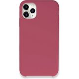 Marsilyan Mey Ithalat® iPhone 11 Pro Max Kılıf Lansman Legant Silikon - Fuşya - Renkli