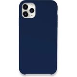 Marsilyan Mey Ithalat® iPhone 11 Pro Max Kılıf Lansman Legant Silikon - Lacivert - Renkli