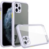 Marsilyan Mey Ithalat® iPhone 11 Pro Max Kılıf Miami Şeffaf Silikon - Lila - Renkli