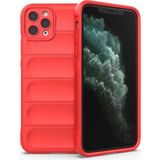 Marsilyan Mey Ithalat® iPhone 11 Pro Max Kılıf Optimum Silikon - Kırmızı - Renkli