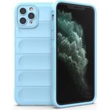 Marsilyan Mey Ithalat® iPhone 11 Pro Max Kılıf Optimum Silikon - Sky Blue - Renkli