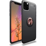 Marsilyan Mey Ithalat® iPhone 11 Pro Max Kılıf Range Yüzüklü Silikon - Siyah-Gold - Renkli