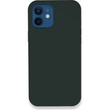 Marsilyan Mey Ithalat® iPhone 12 Kılıf Lansman Legant Silikon - Koyu Yeşil - Renkli