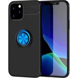 Marsilyan Mey Ithalat® iPhone 12 Kılıf Range Yüzüklü Silikon - Siyah-Mavi - Renkli