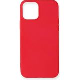 Marsilyan Mey Ithalat® iPhone 12 Mini Kılıf First Silikon - Kırmızı - Renkli