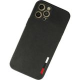 Marsilyan Mey Ithalat® iPhone 12 Pro Kılıf Loop Deri Silikon - Siyah - Renkli