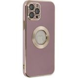 Marsilyan Mey Ithalat® iPhone 12 Pro Kılıf Store Silikon - Mor - Renkli