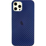 Marsilyan Mey Ithalat® iPhone 12 Pro Max Kılıf Karbon Pp Silikon - Mavi - Renkli