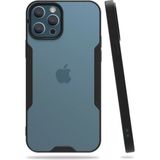 Marsilyan Mey Ithalat® iPhone 12 Pro Max Kılıf Platin Silikon - Siyah - Renkli