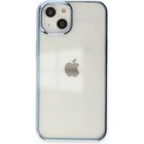 Marsilyan Mey Ithalat® iPhone 14 Plus Kılıf Element Silikon - Sky Blue - Renkli