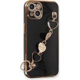 Marsilyan Mey Ithalat® iPhone 14 Plus Kılıf Esila Silikon - Siyah - Renkli