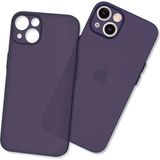Marsilyan Mey Ithalat® iPhone 14 Plus Kılıf Puma Silikon - Koyu Mor - Renkli