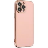 Marsilyan Mey Ithalat® iPhone 14 Pro Kılıf Volet Silikon - Pembe - Renkli