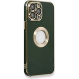 Marsilyan Mey Ithalat® iPhone 14 Pro Max Kılıf Store Silikon - Yeşil - Renkli