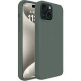 Marsilyan Mey Ithalat® iPhone 15 Kılıf First Silikon - Koyu Yeşil - Renkli