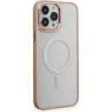Marsilyan Mey Ithalat® iPhone 15 Pro Kılıf Room Magneticsafe Silikon - Pudra - Renkli
