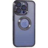 Marsilyan Mey Ithalat® iPhone 15 Pro Kılıf Slot Silikon - Mor - Renkli